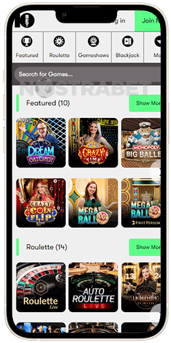 10bet South Africa iOS Live Casino