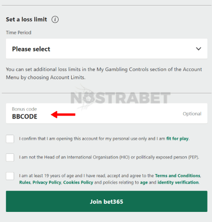 bet365 bonus code enter canada