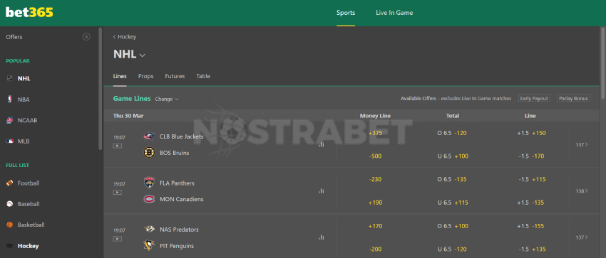 bet365 sportsbook canada