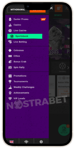 Betinia Mobile Version