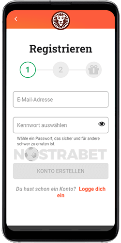 LeoVegas Casino Android-Registrierung