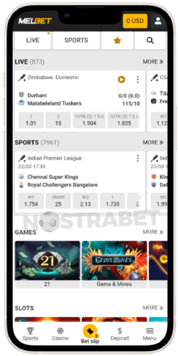 MELbet mobile app