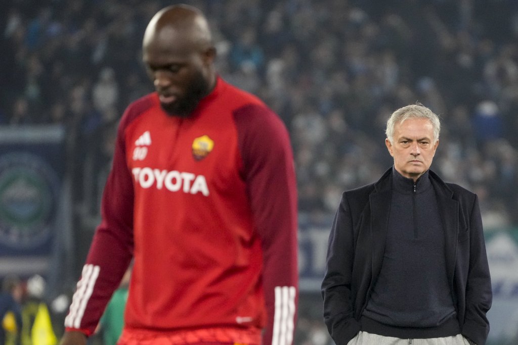 Jose Mourinho na Romelu Lukaku