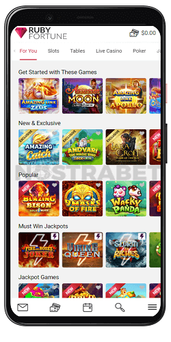 ruby fortune casino mobile app