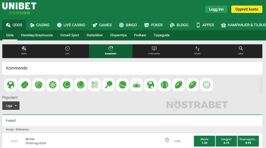 unibet sportsspill