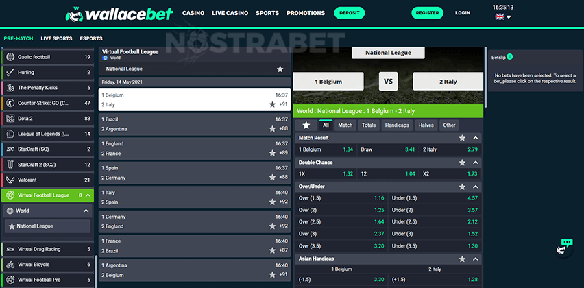 Wallacebet Virtual Betting