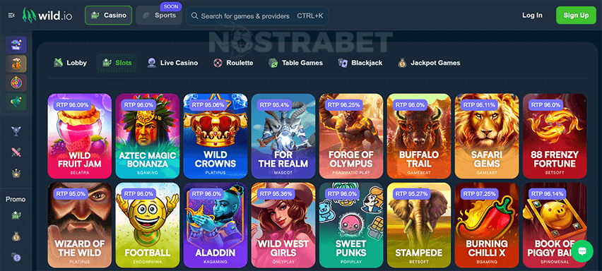 Wild.io Casino Games